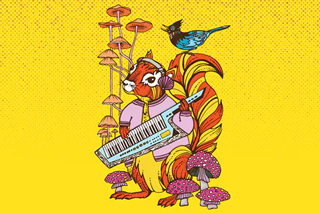 illustrated squirrel