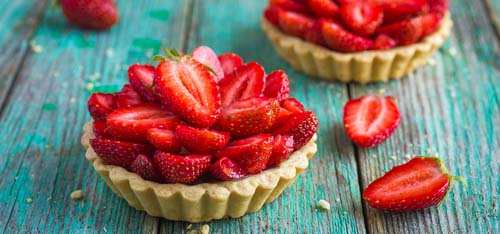 A strawberry tart.