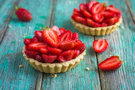 A strawberry tart.