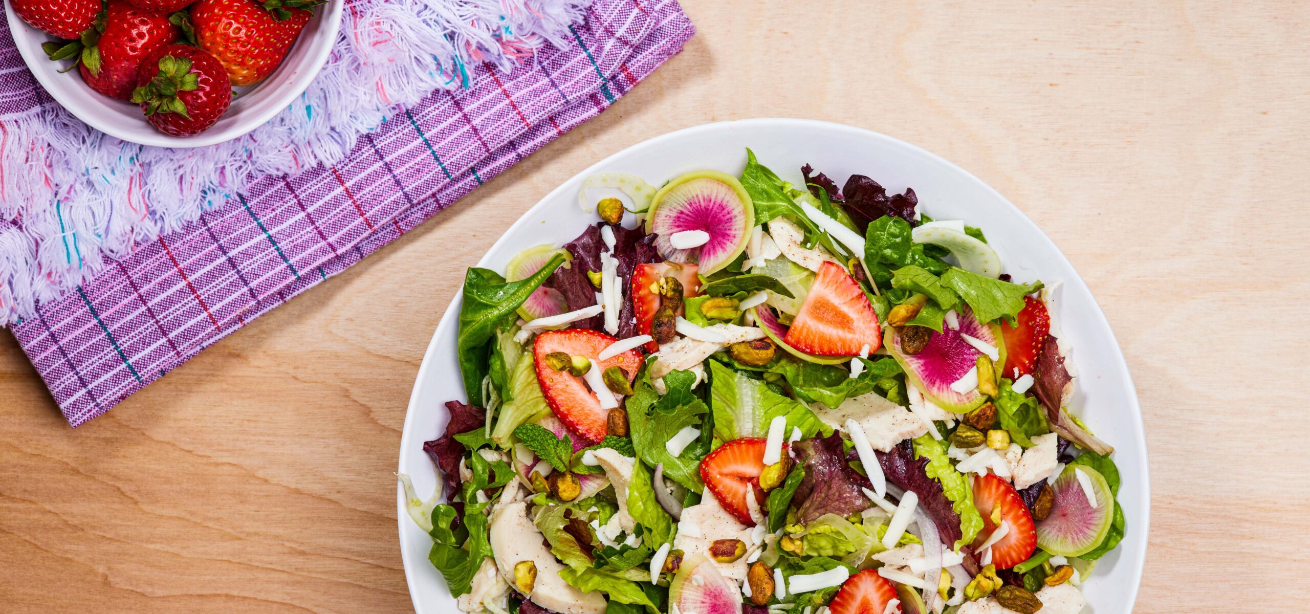 A strawberry salad.