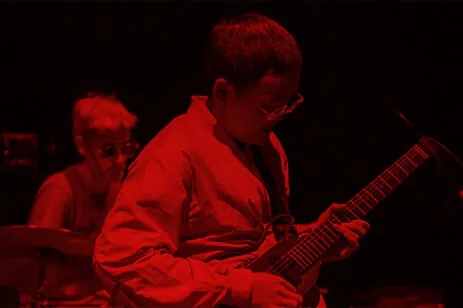 person playing instrument
