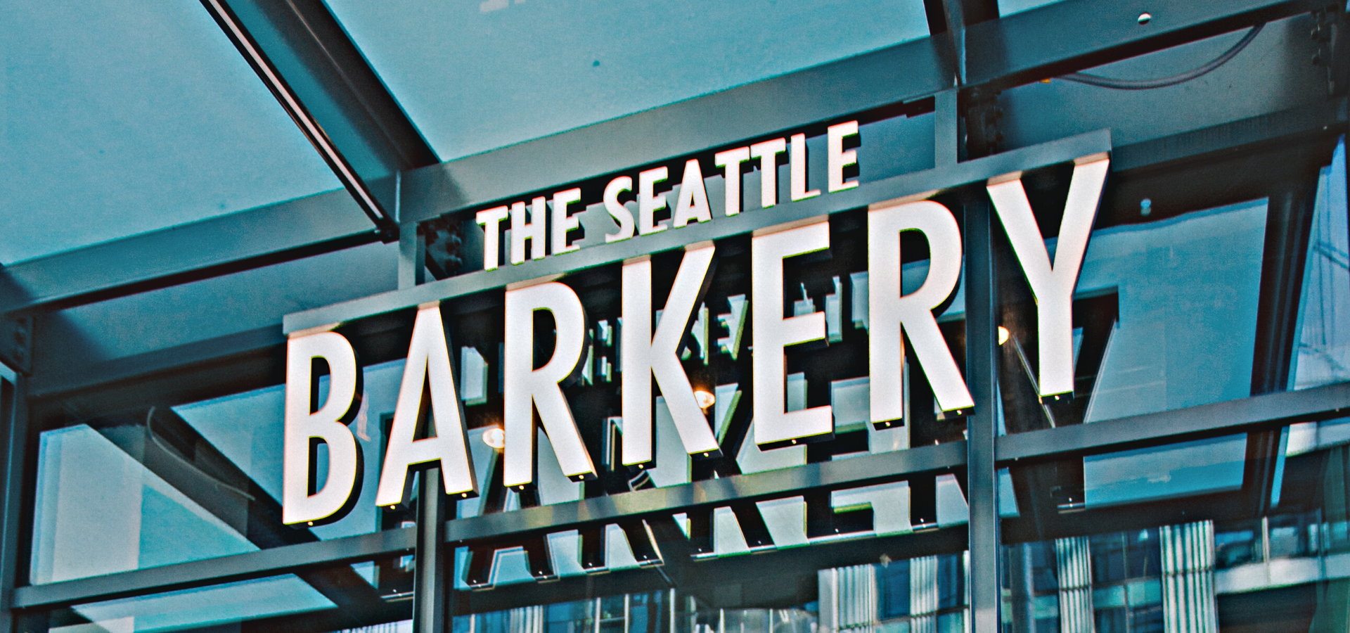 Exterior entrance of The Seattle Barkery.