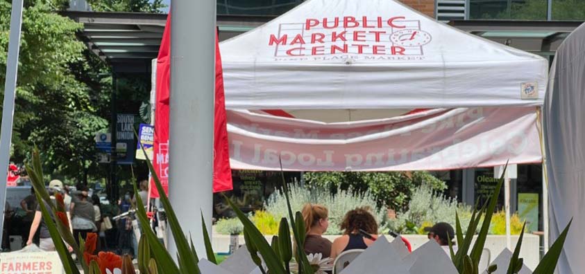 A farmer's market.