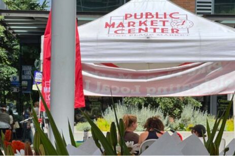 A farmer's market.
