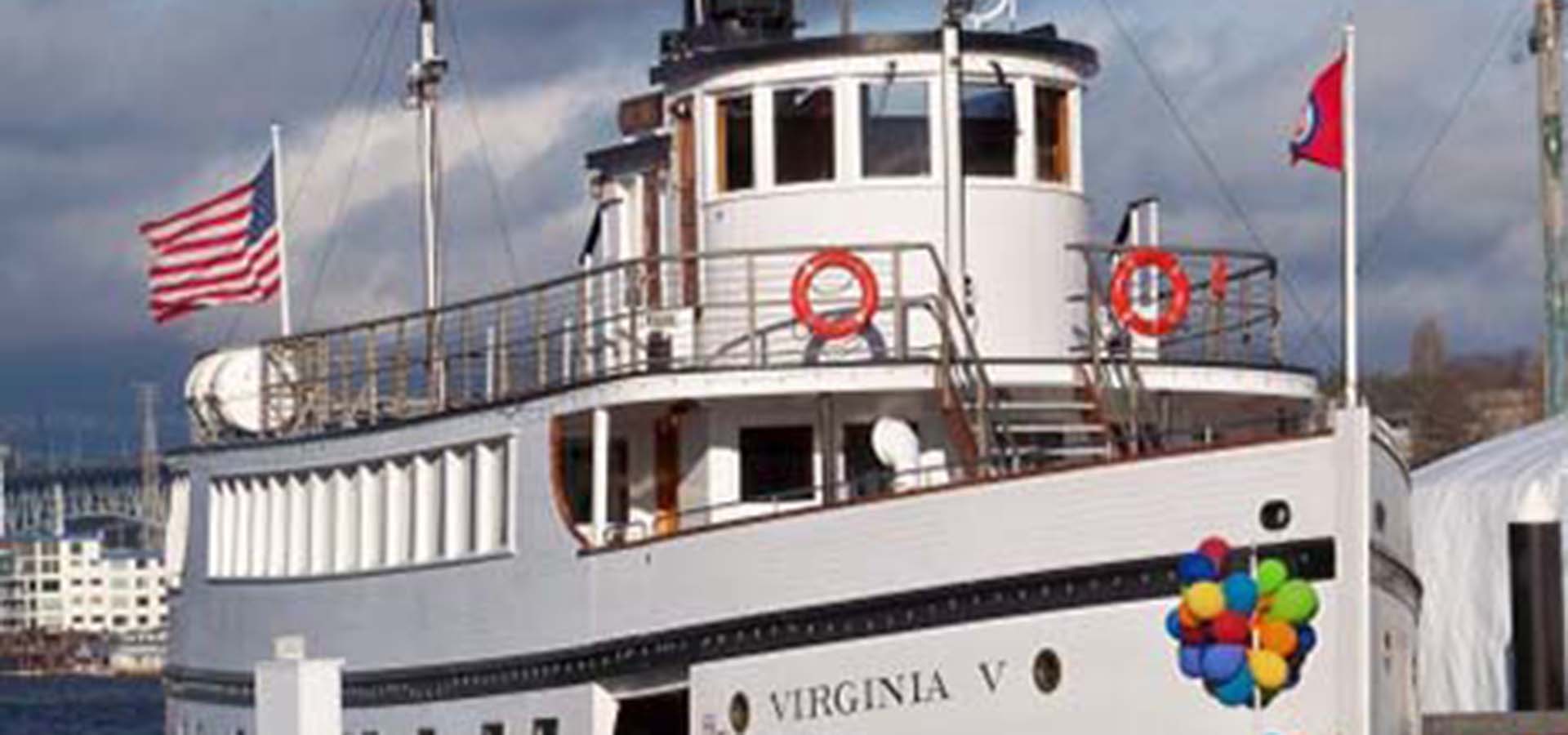 Oldest steamship in Seattle, the Virginia V