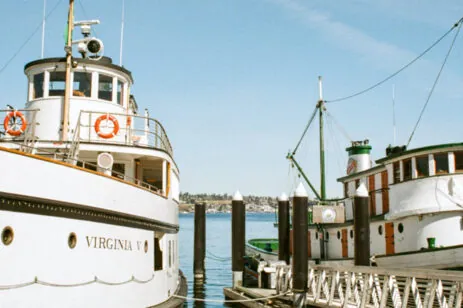 Virginia V and Arthur Foss vessels