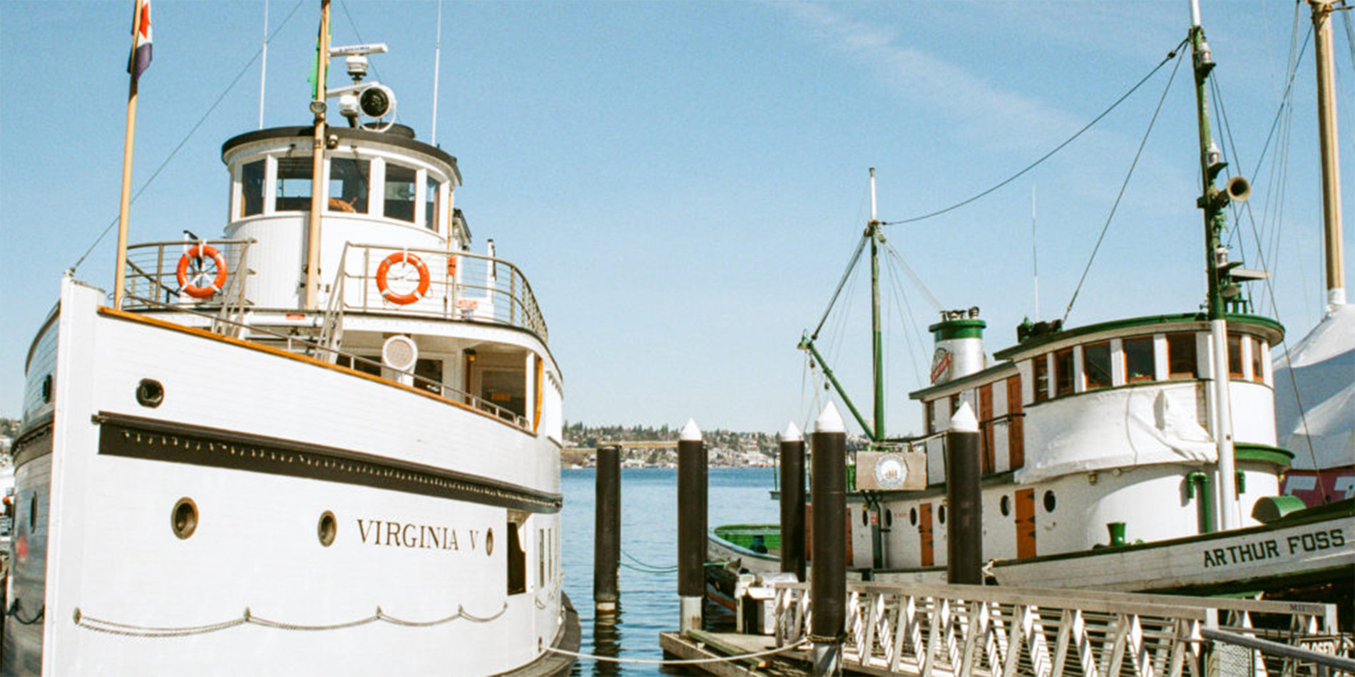 Virginia V and Arthur Foss vessels