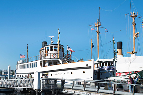VIRGINIA V on the water