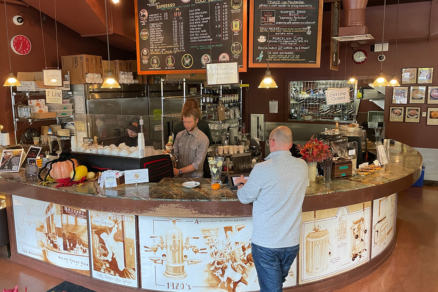 espresso vivace interior