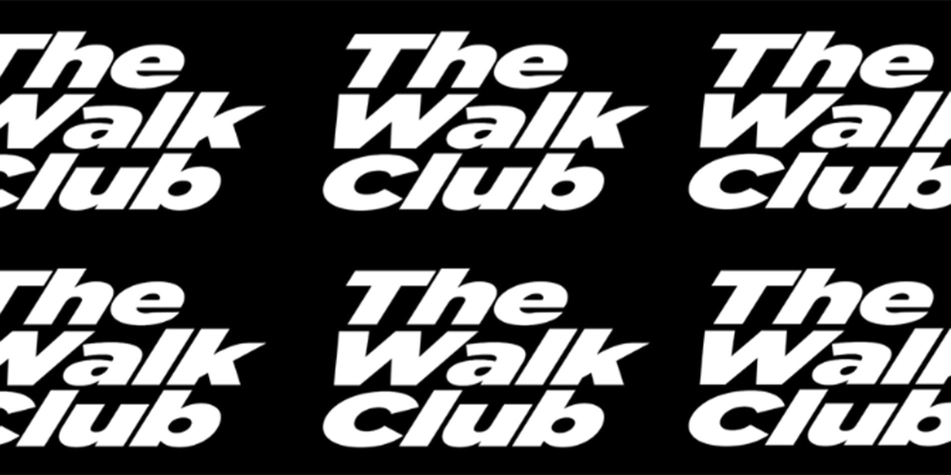 The Walk Club logo step & repeat