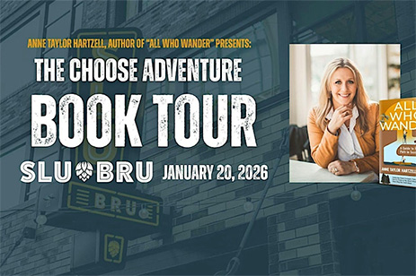 event graphic and headshot