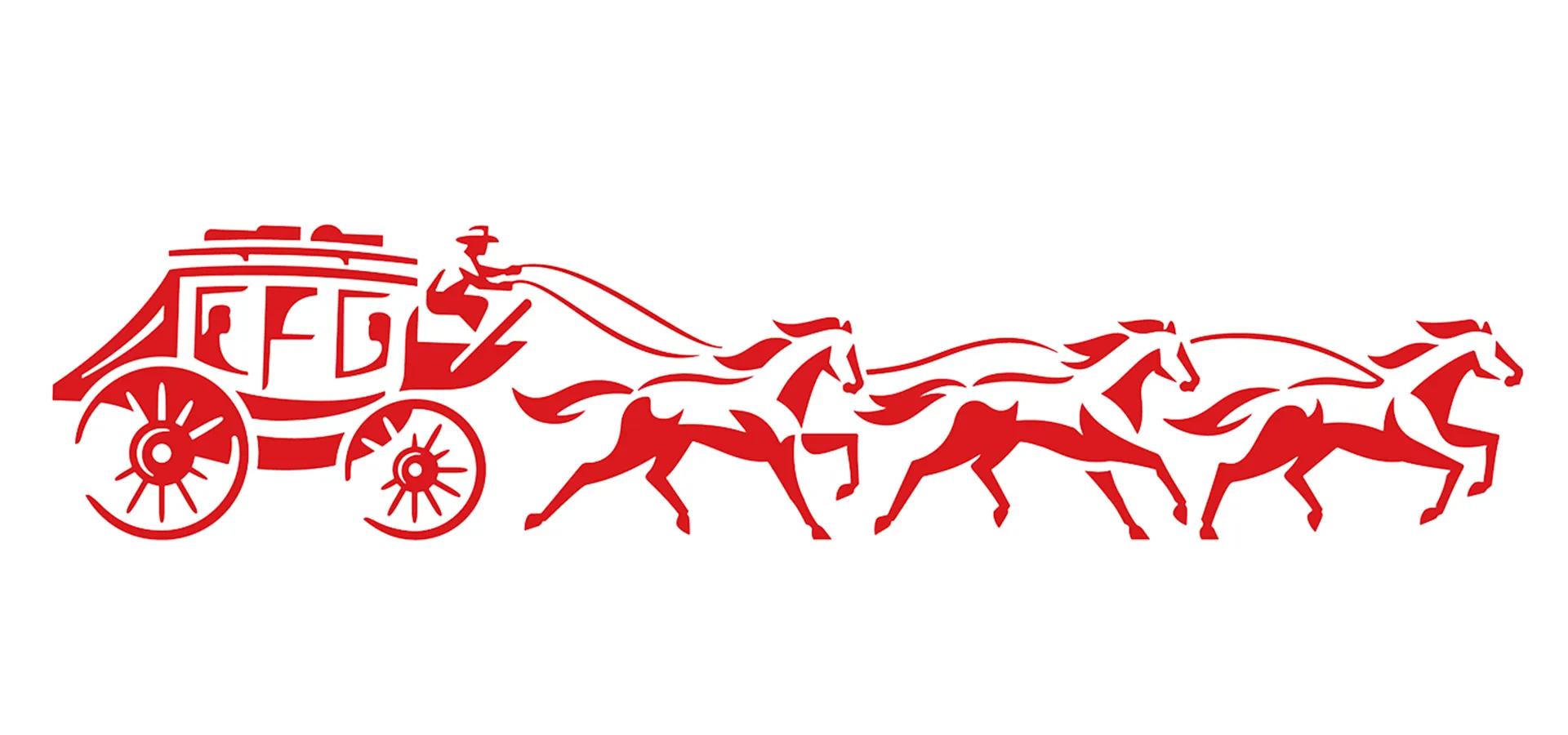 wells fargo stagecoach illustration