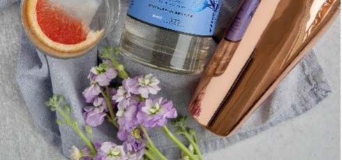 A bottle of gin.