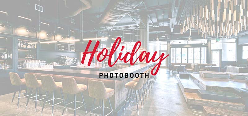 Holiday photo booth graphic.