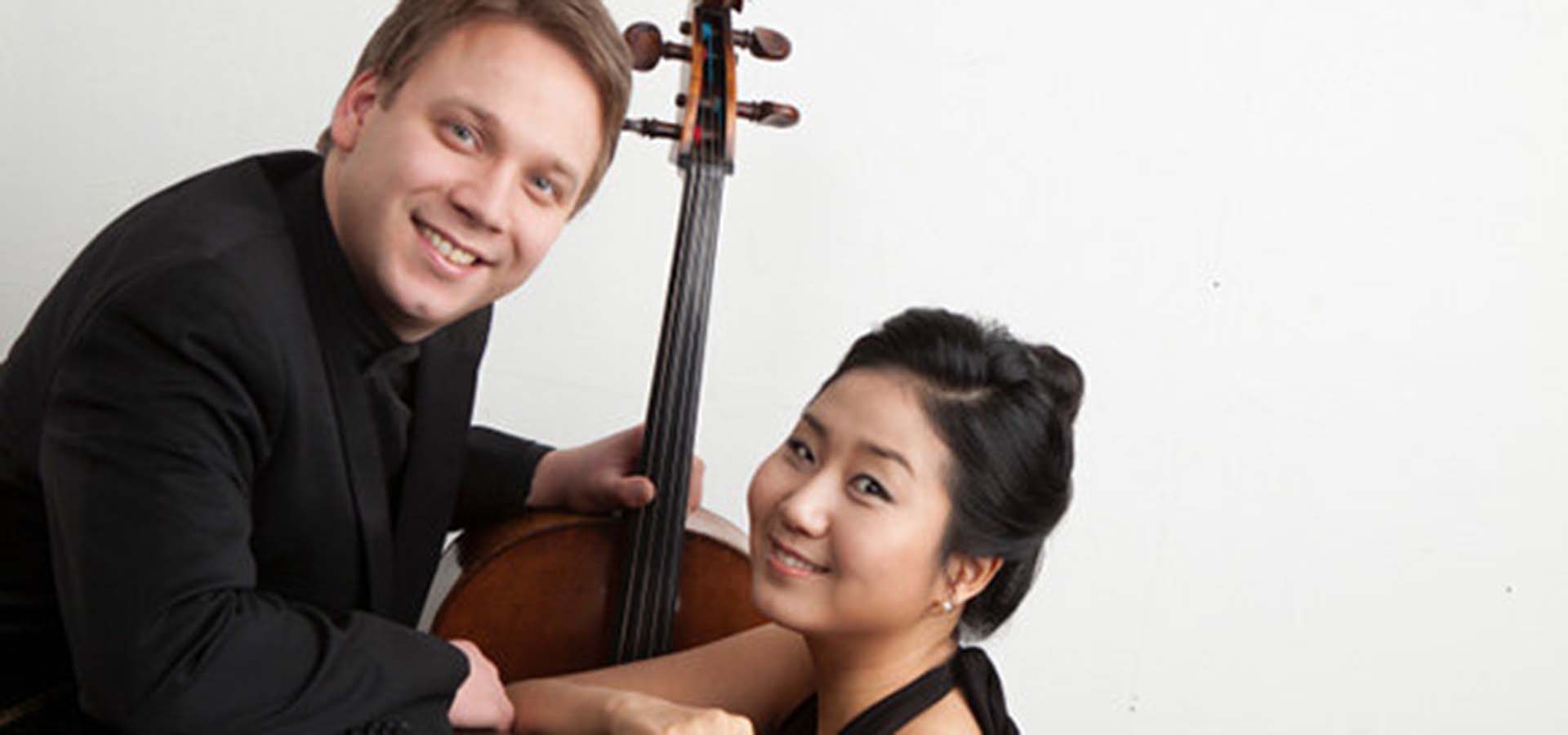 White male and Asian female classical musicians