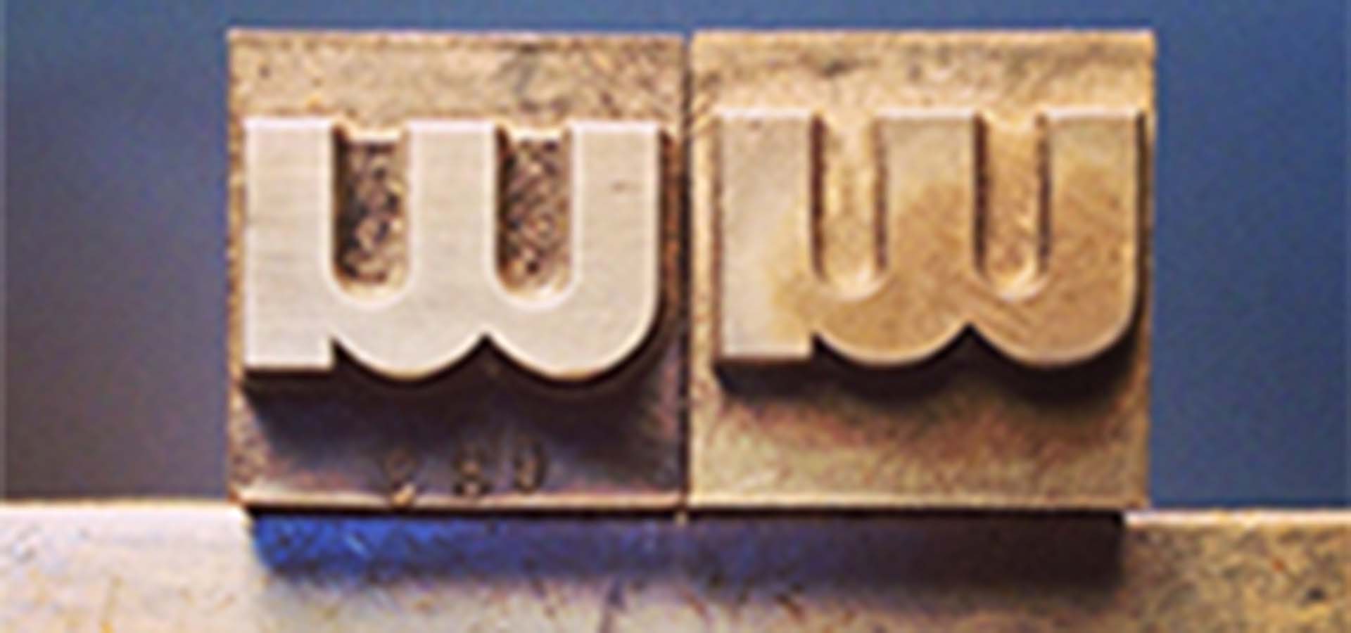 Wooden letterpress typeset