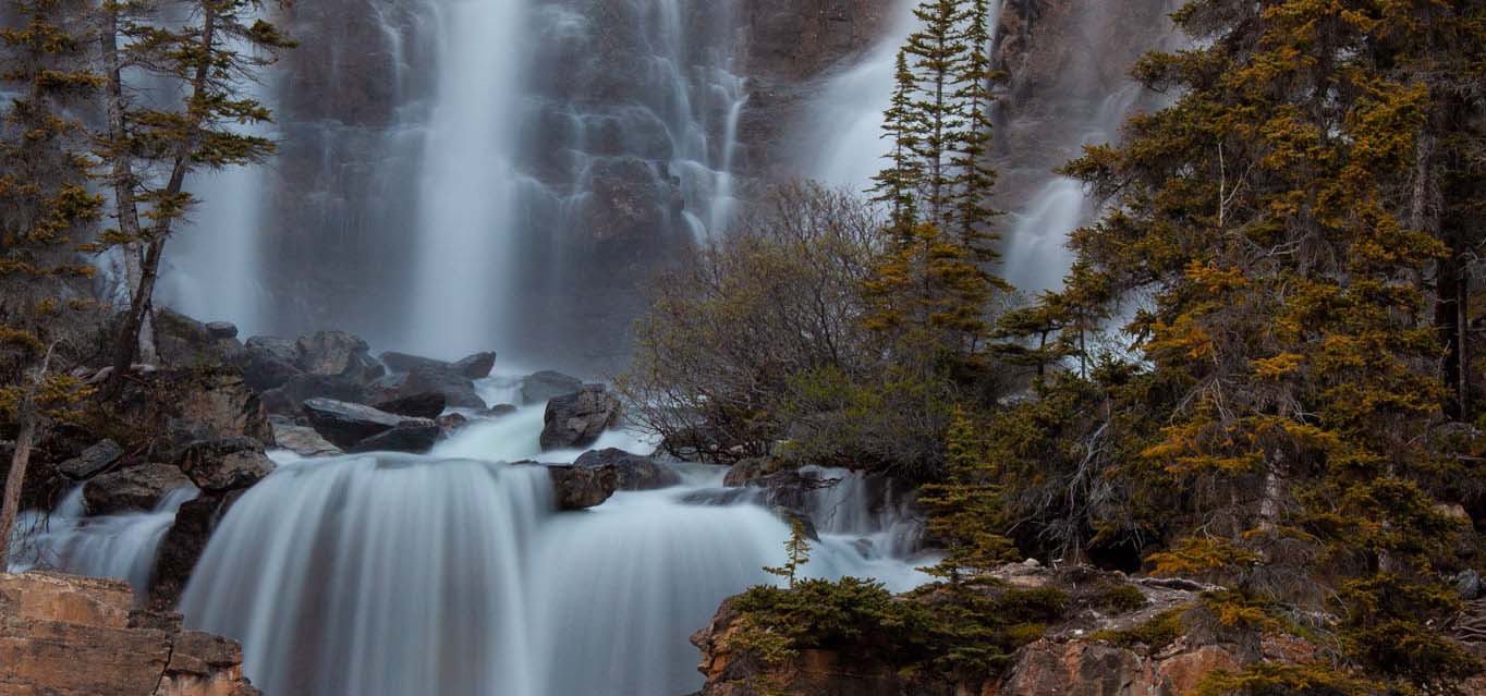 A waterfall.