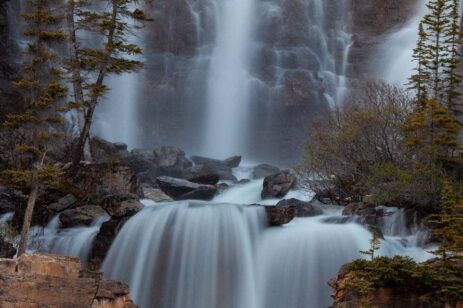 A waterfall.
